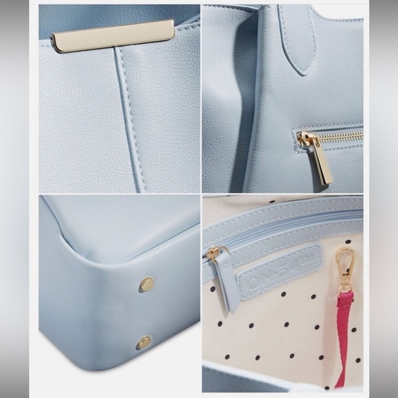 On 34th Extra-Large Tote, Skyway Blue - Picture 4 of 12